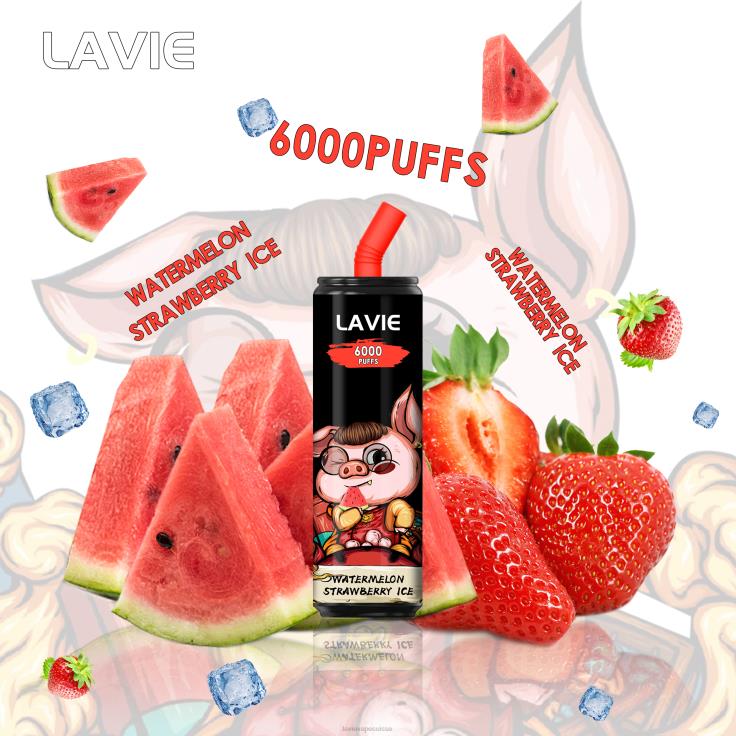 glace à la pastèque et aux fraises LAVIE Coke BAR 6000 bouffées 2DHBL267 | Lavie Vape Price